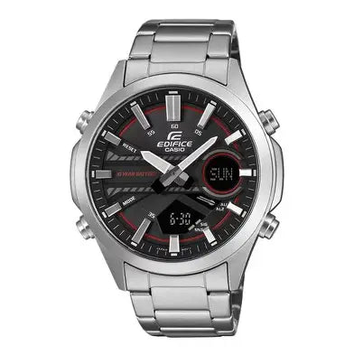 Casio Edifice EFV-C120D-1A4 men's analog digital stainless steel watch with 10-year battery Main image