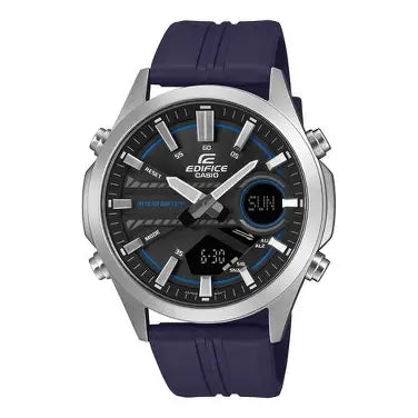 Casio Edifice EFV-C120P-1A2 men's analog digital black resin strap watch with 10-year battery Main image