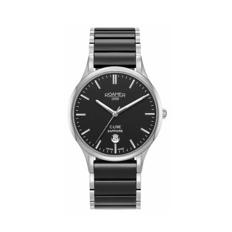 Roamer C-Line Quartz Watch, Ronda 715 CAL 6, Black, 40 mm, 658833 41 55 61