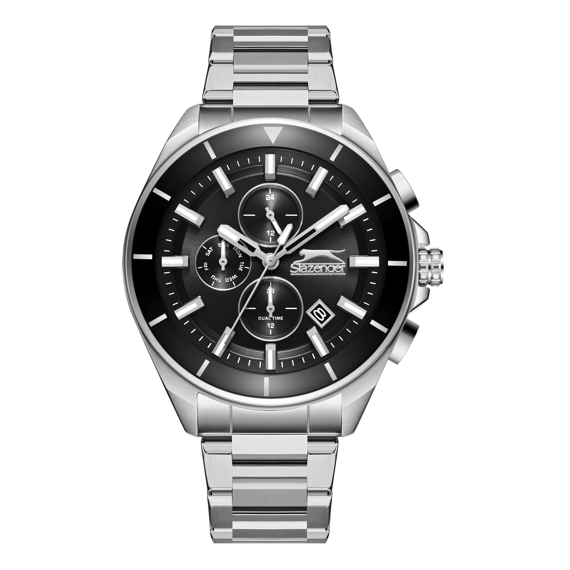 Slazenger - SL.9.2393.2.01 - Stainless Steel Multifunction Watch For Men's Main image