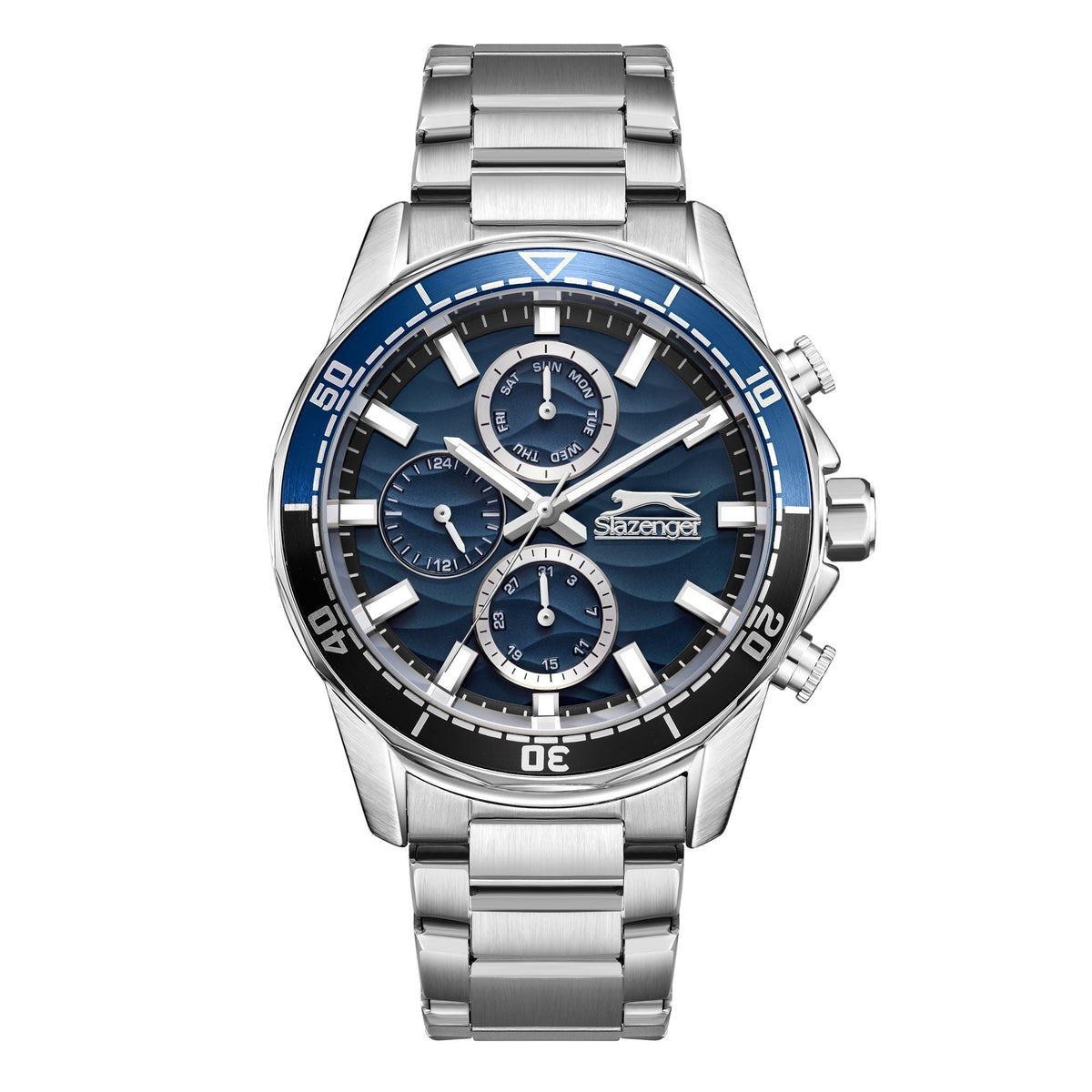 Slazenger - SL.9.2396.2.01 - Stainless Steel Multifunction Watch For Men's