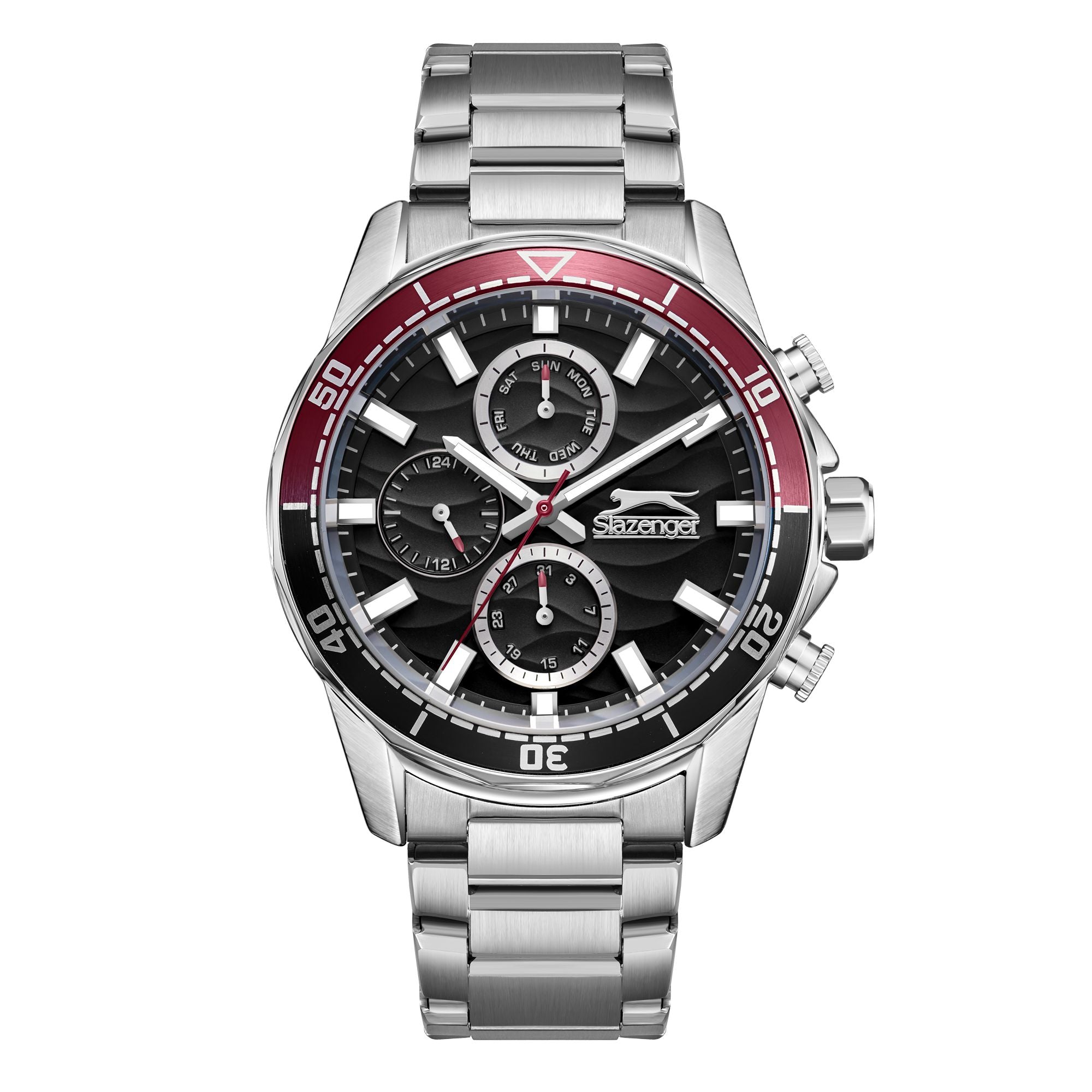 Slazenger - SL.9.2396.2.02 - Stainless Steel Multifunction Watch For Men's