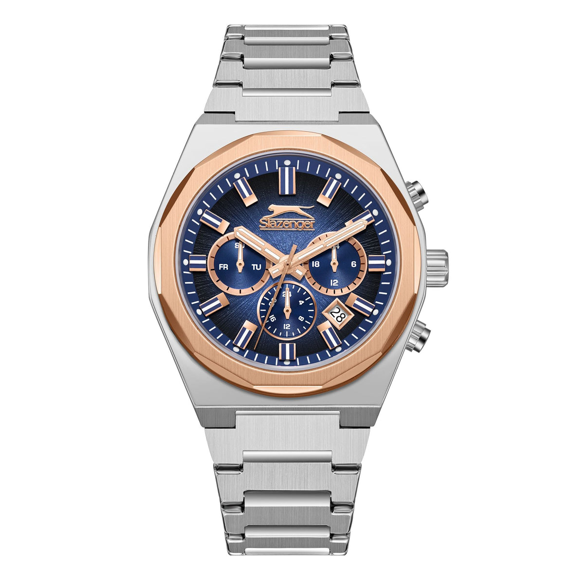 Slazenger - SL.9.2398.2.02 - Stainless Steel Multifunction Watch For Men's