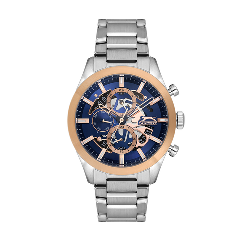 Slazenger - SL.9.2399.2.04 - Stainless Steel Multifunction Watch For Men's