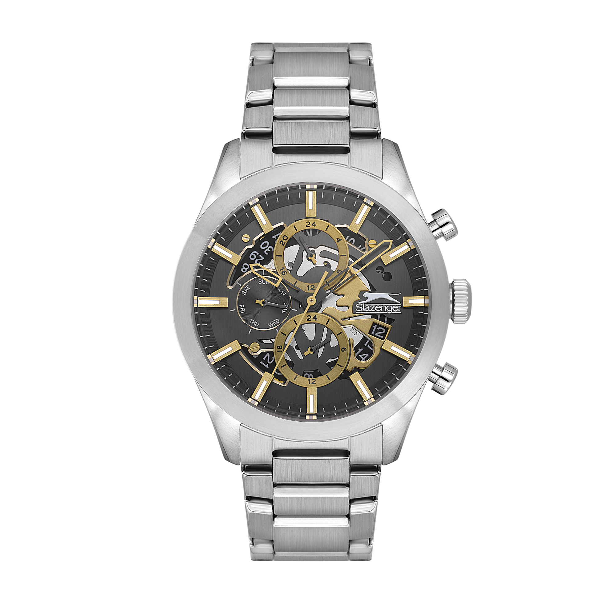 Slazenger - SL.9.2399.2.05 - Stainless Steel Multifunction Watch For Men's Main image