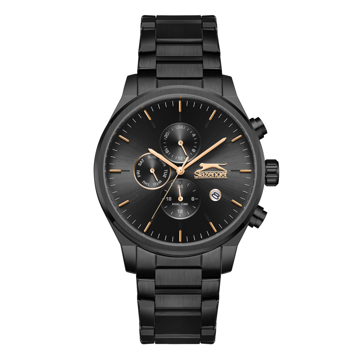 Slazenger - SL.9.2400.2.04 - Stainless Steel Multifunction Watch For Men's