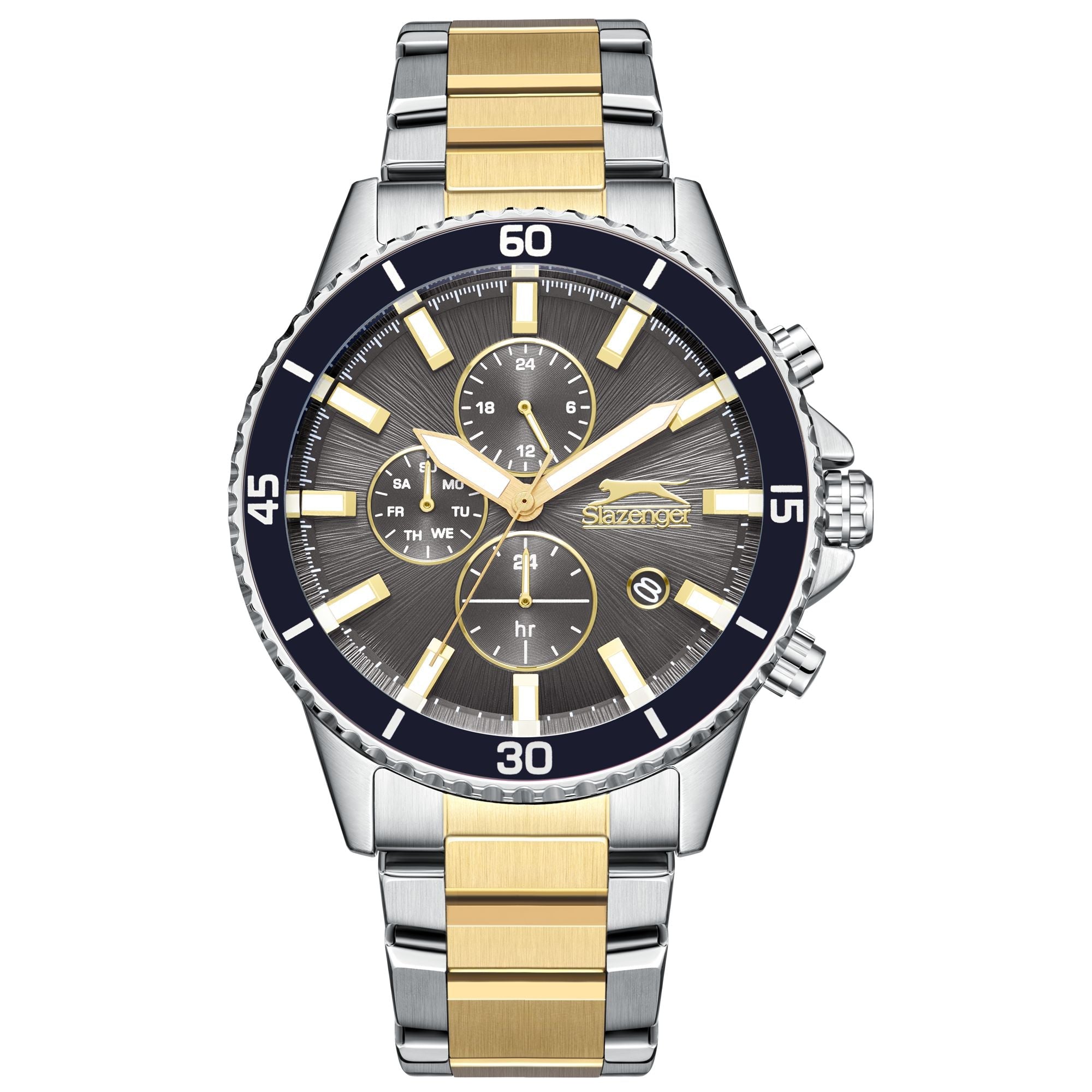 Slazenger - SL.9.2410.2.02 - Stainless Steel Multifunction Watch For Men's Main image