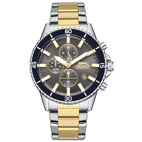 Slazenger - SL.9.2410.2.02 - Stainless Steel Multifunction Watch For Men's