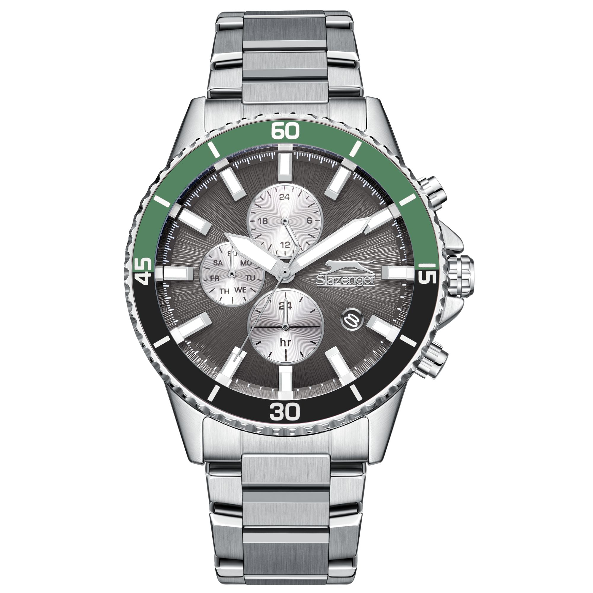 Slazenger - SL.9.2410.2.03 - Stainless Steel Multifunction Watch For Men's