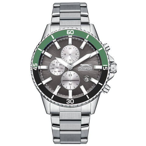 Slazenger - SL.9.2410.2.03 - Stainless Steel Multifunction Watch For Men's