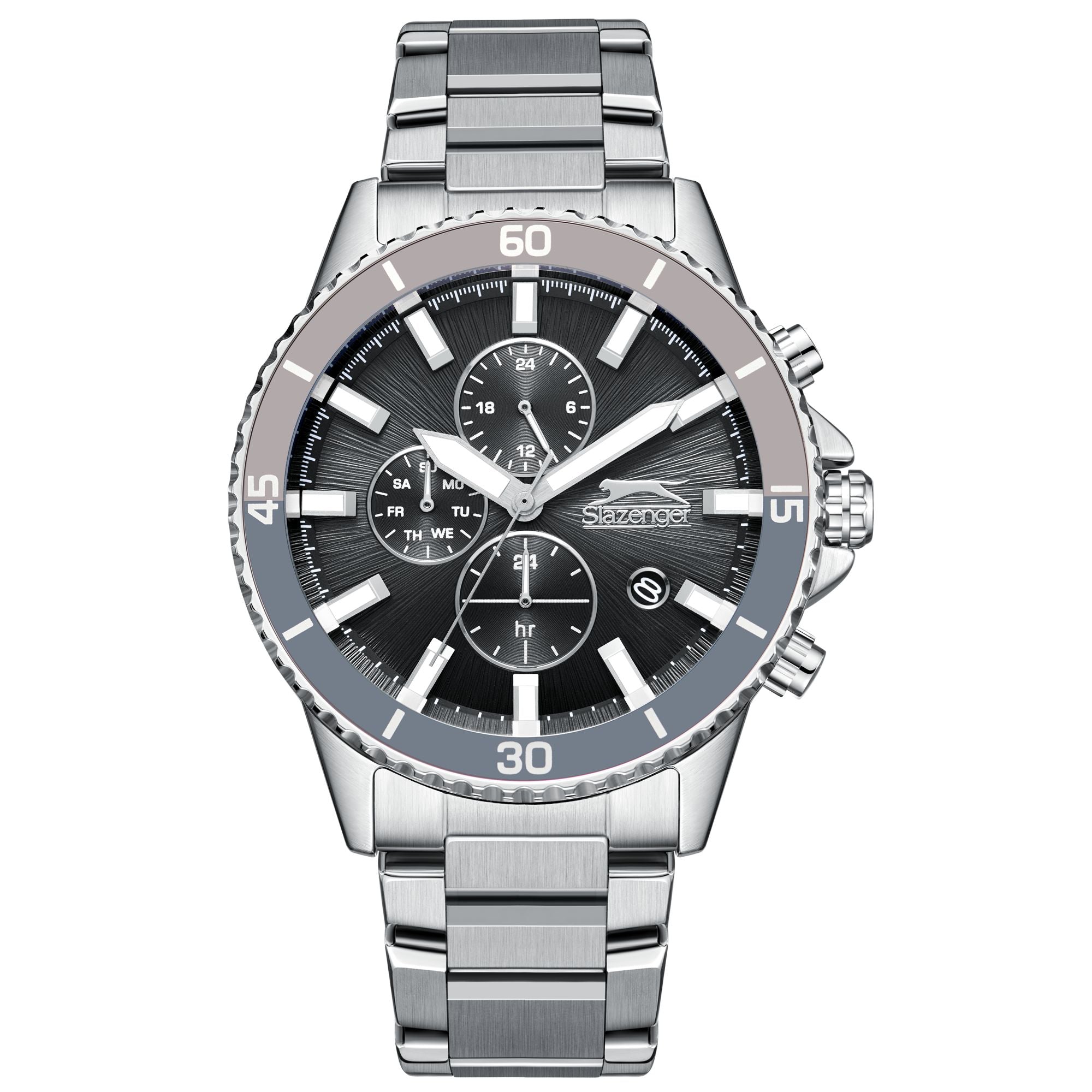 Slazenger - SL.9.2410.2.06 - Stainless Steel Multifunction Watch For Men's Main image