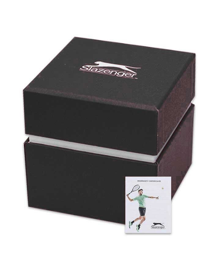 Slazenger SL.9.2251.2.04 Quartz Male Leather Brown Band Black Dial Watch Secondary image