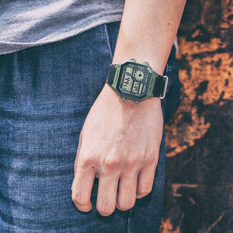 Casio AE-1200WHB-3BVDF Youth Series Digital Watch For Men