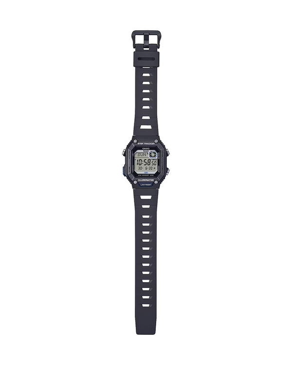 Casio General WS-B1000-1A men's digital watch, black strap, multi-function sports design