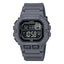 Casio WS-1400H-8B digital sports watch with grey resin strap, LED light display, and water-resistant durable design