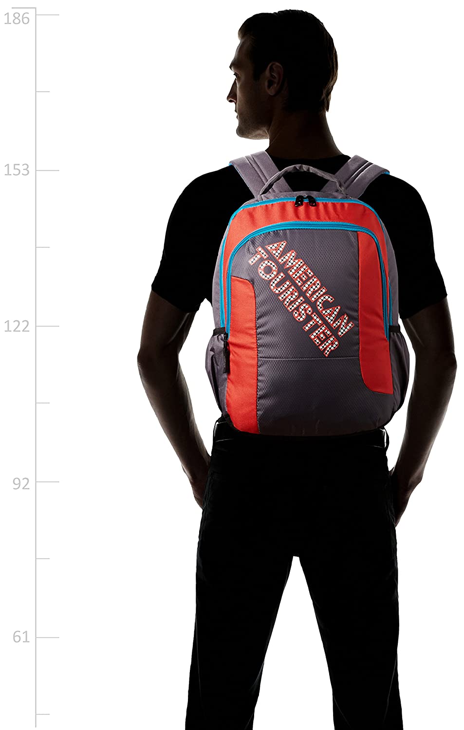 American Tourister 46 cms Grey Casual Backpack (AMT CRUNK 2017 BKPK 06 - GREY) - Zamana.pk