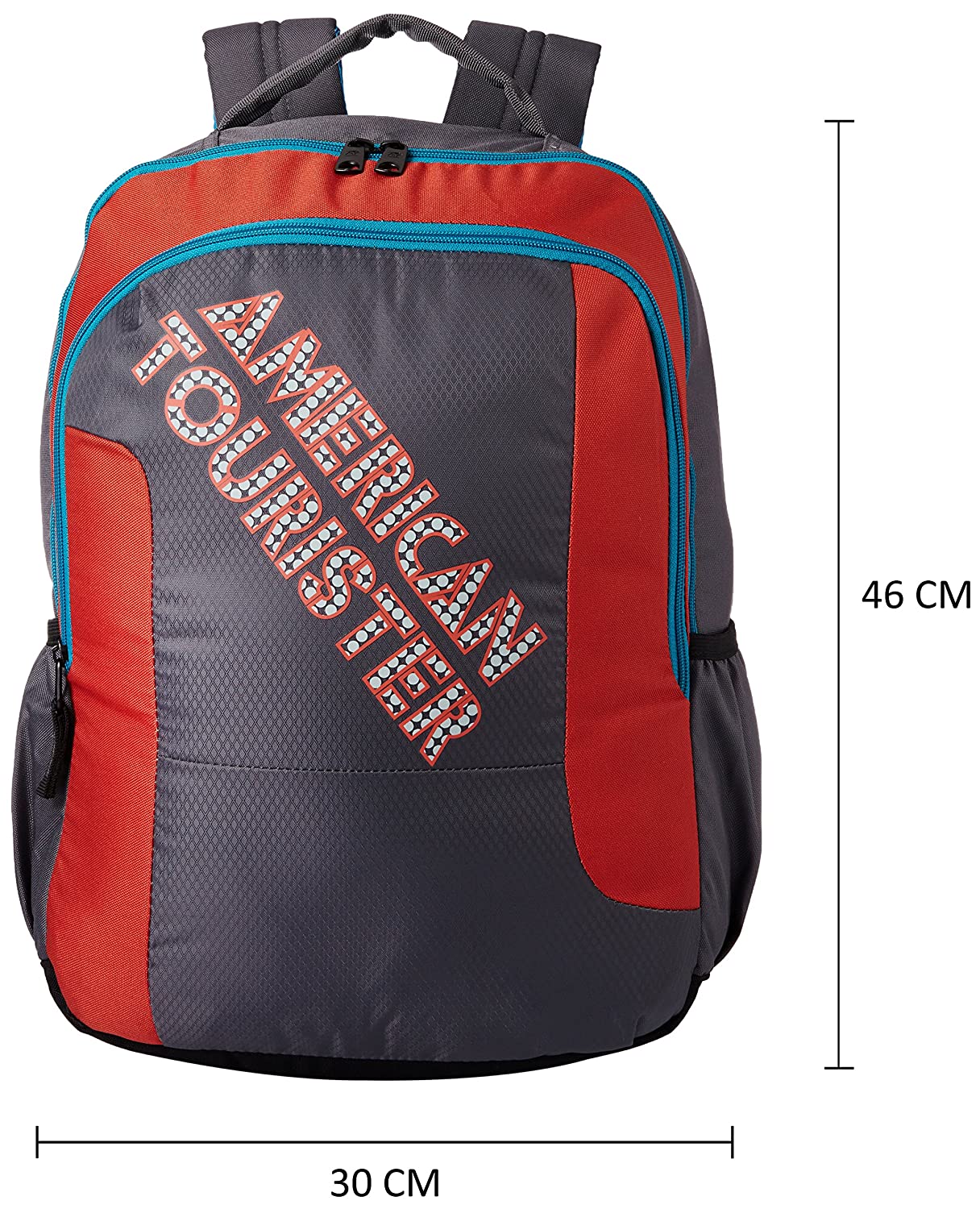 American Tourister 46 cms Grey Casual Backpack (AMT CRUNK 2017 BKPK 06 - GREY) - Zamana.pk