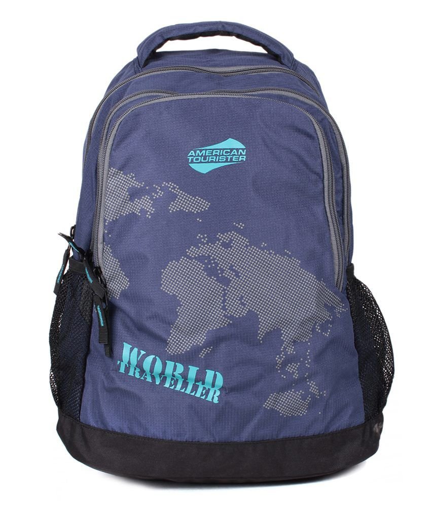 American Tourister Champ Casper Navy Backpack - Zamana.pk Main image