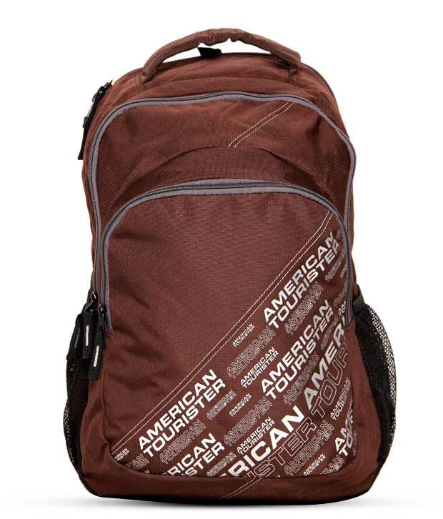 American Tourister CODE11 BROWN Backpack - Zamana.pk Main image