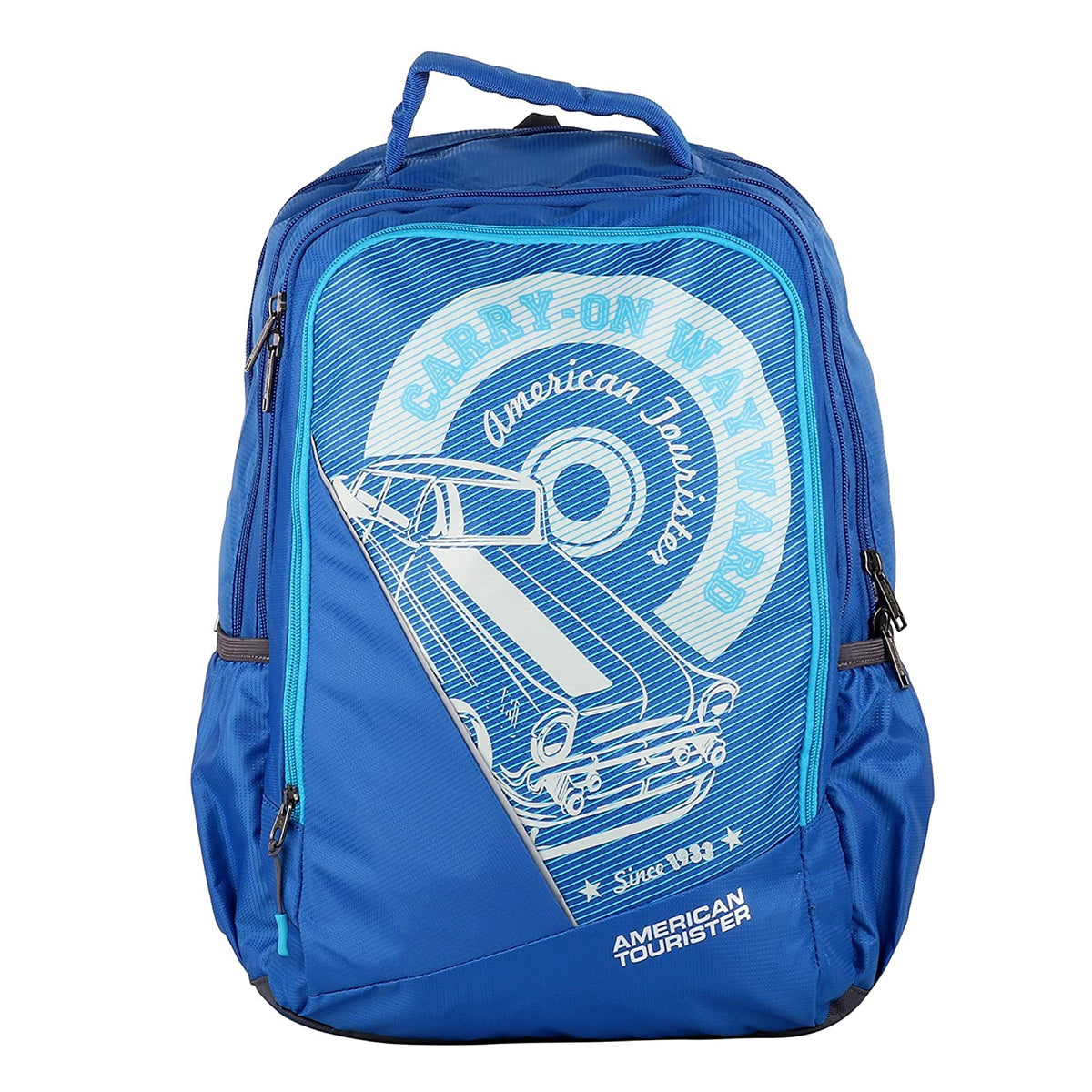 American Tourister POP 02 BLUE Backpack - Zamana.pk Main image
