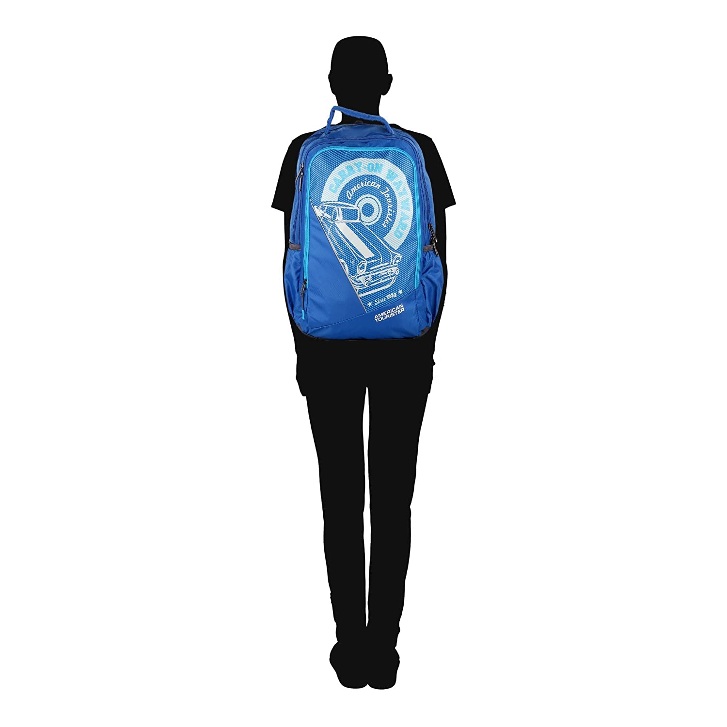 American Tourister POP 02 BLUE Backpack Secondary image