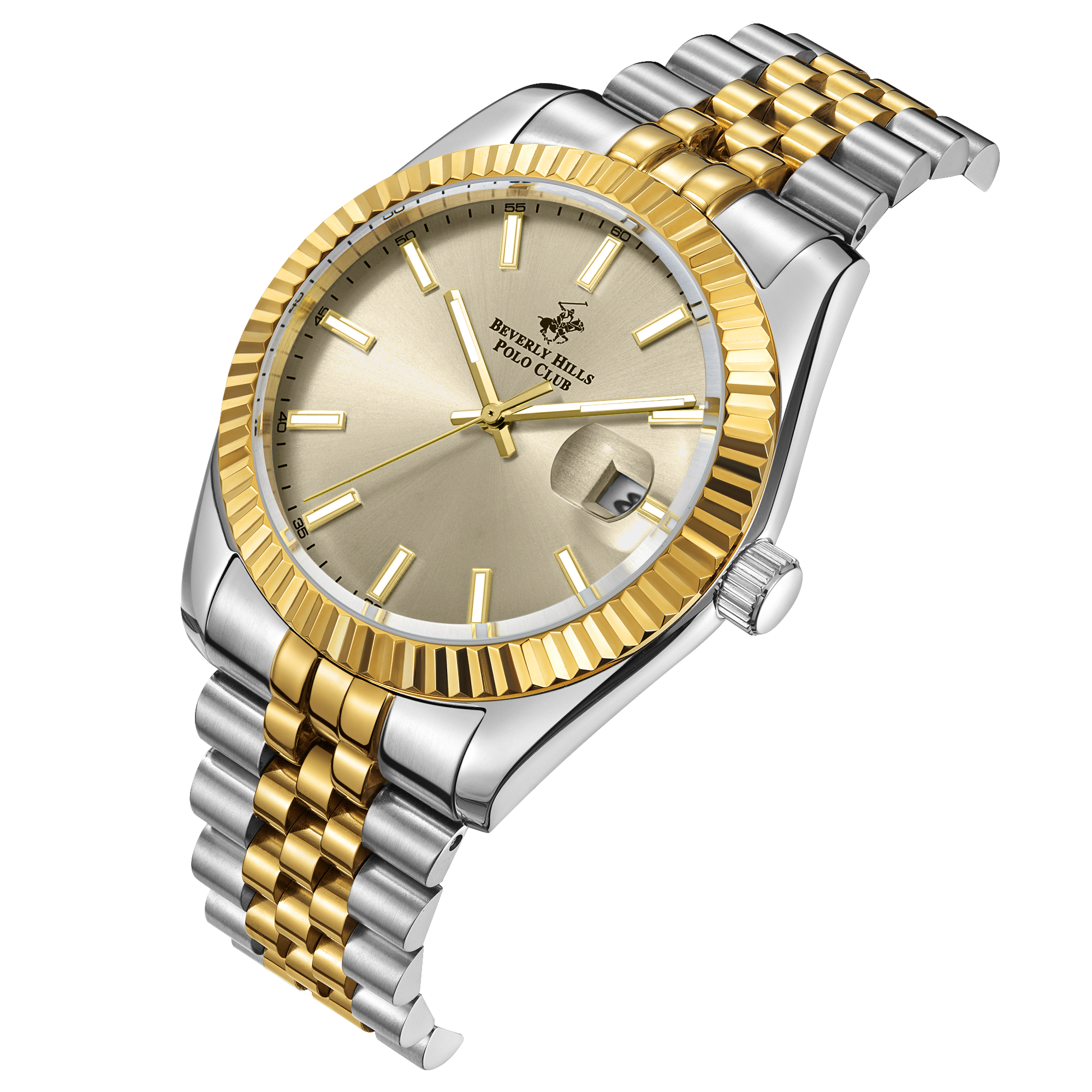 Beverly Hills Polo Club BP3018X.210 Steel Strap & Clasp Detail - Zamana