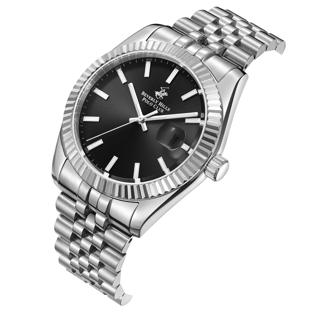 Beverly Hills Polo Club BP3018X.350 Stainless Steel Strap & Clasp Detail - Zamana