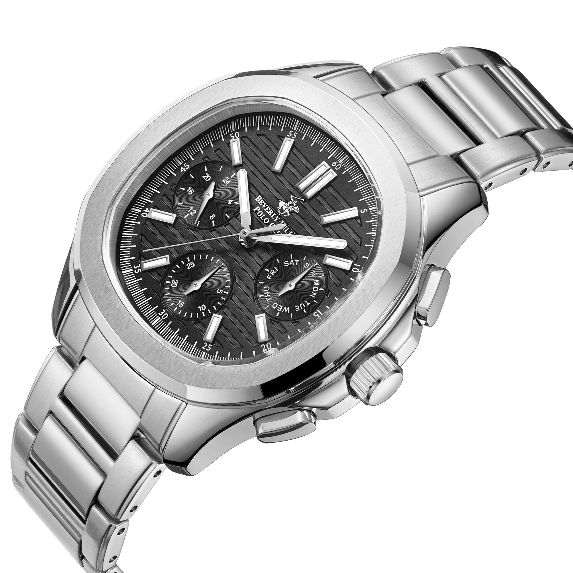 Beverly Hills Polo Club BP3212X.350 Stainless Steel Bracelet & Clasp Detail - Zamana