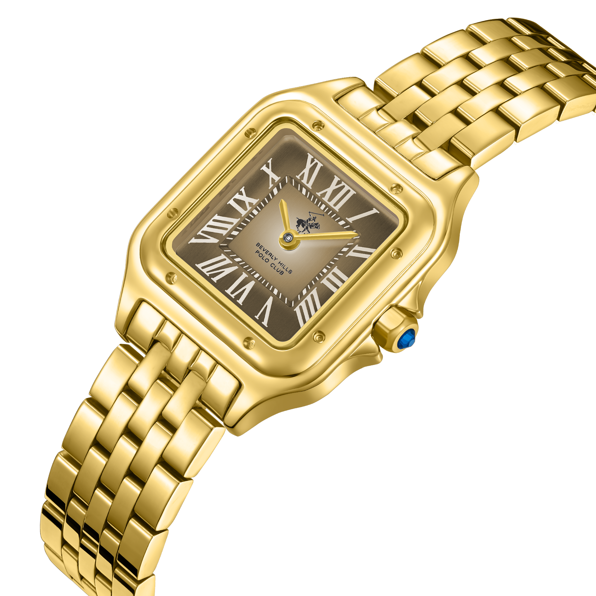 Beverly Hills Polo Club BP3755C.110 Women's Gold Dial Steel Strap Watch Secondary image