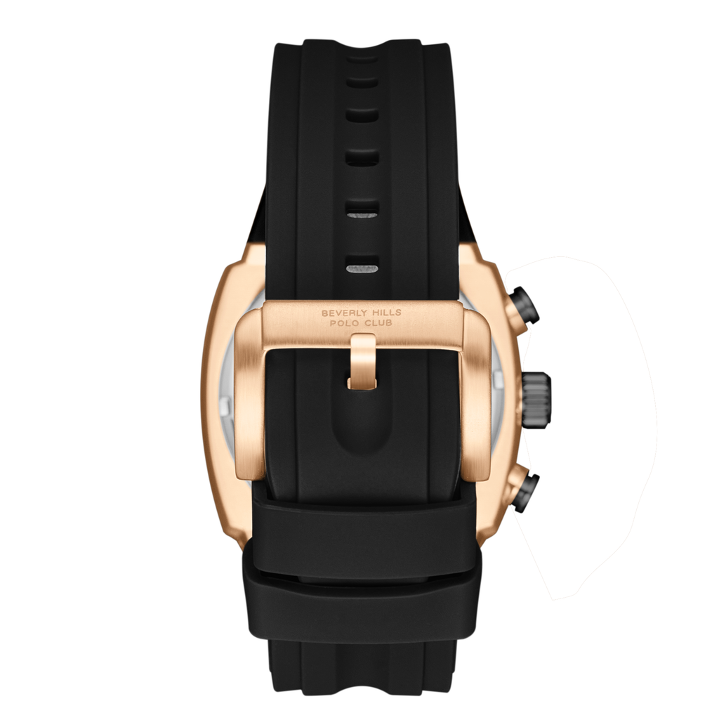 Beverly Hills Polo Club BP3778X.451 Men's Gun Dial Silicone Strap Watch - Photo 4 - Zamana