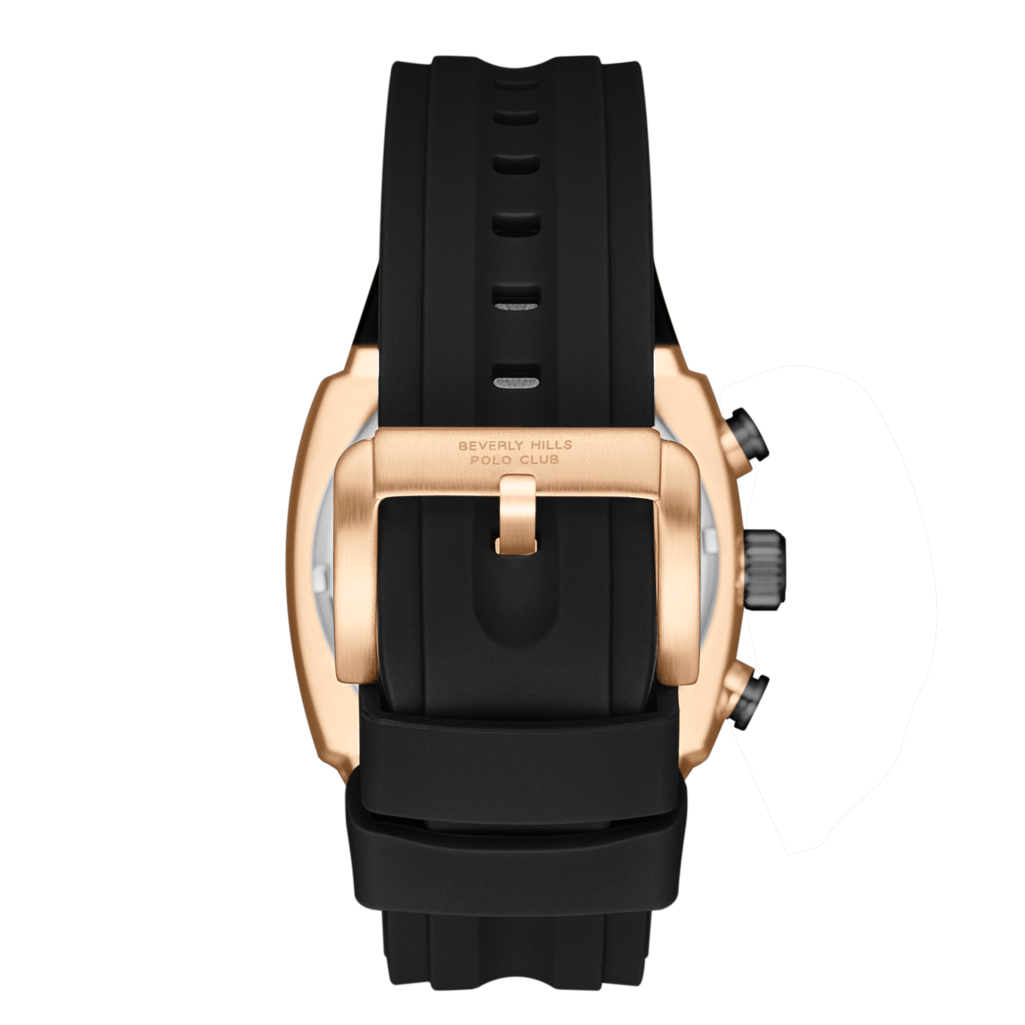 Beverly Hills Polo Club BP3778X.451 Men's Gun Dial Silicone Strap Watch - Photo 4 - Zamana