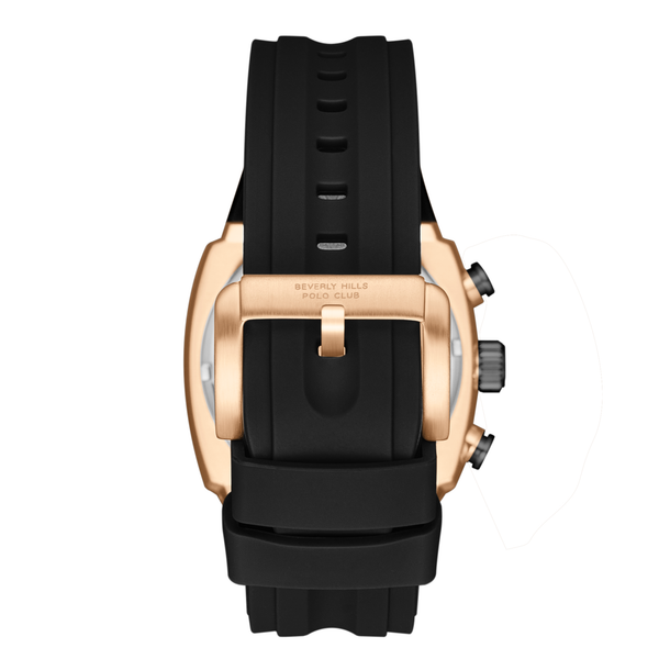 Beverly Hills Polo Club BP3778X.451 Men's Gun Dial Silicone Strap Watch - Photo 4 - Zamana