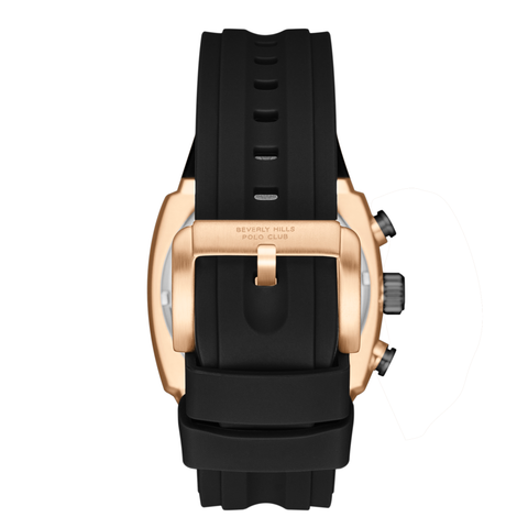 Beverly Hills Polo Club BP3778X.451 Men's Gun Dial Silicone Strap Watch - Photo 4 - Zamana