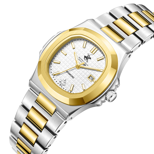 Beverly Hills Polo Club BP3780X.230 Women's Steel Strap & Clasp Detail - Zamana