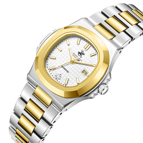 Beverly Hills Polo Club BP3780X.230 Women's Steel Strap & Clasp Detail - Zamana