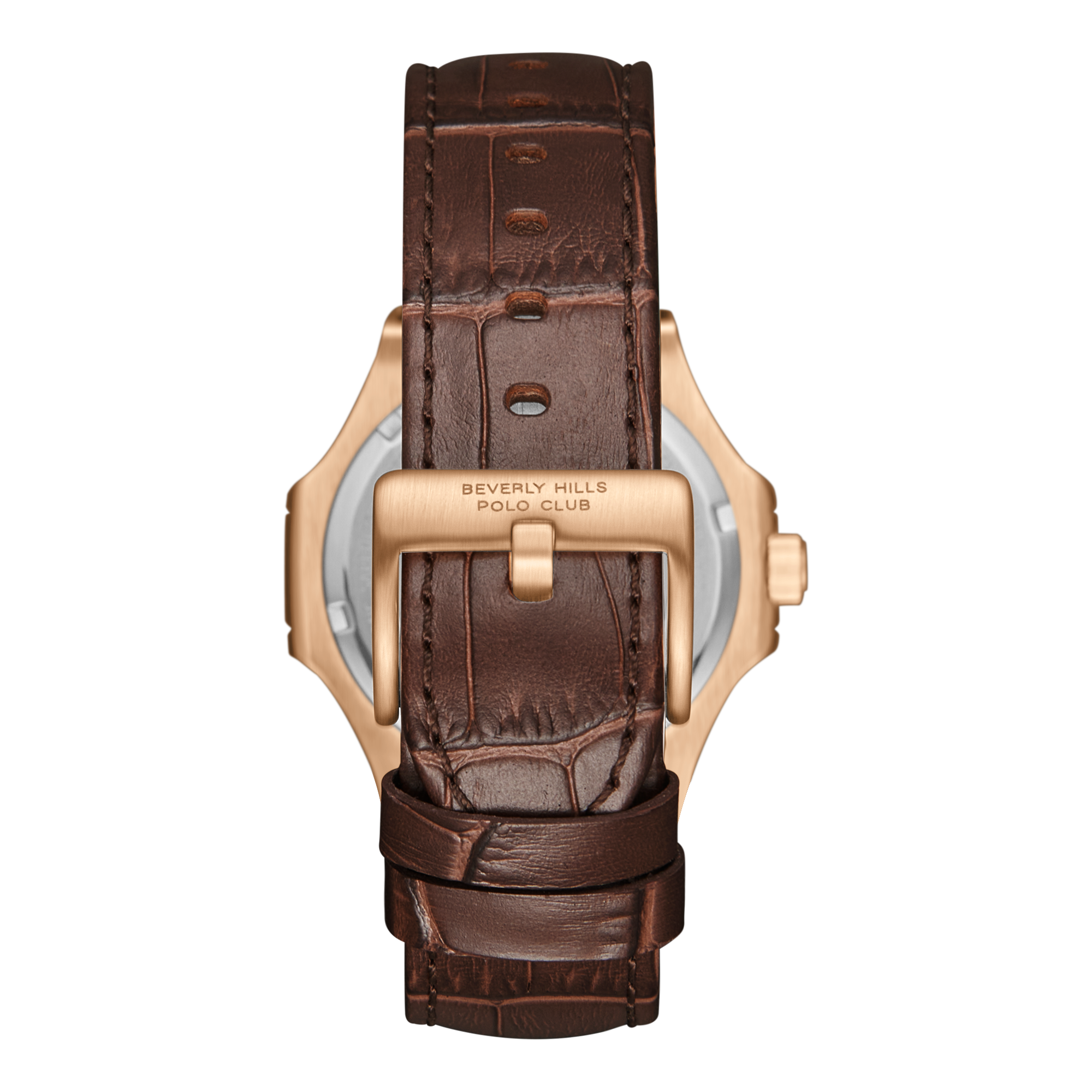 Beverly Hills Polo Club BP3792X.444 Men's Gun Dial Leather Strap Watch - Photo 4 - Zamana