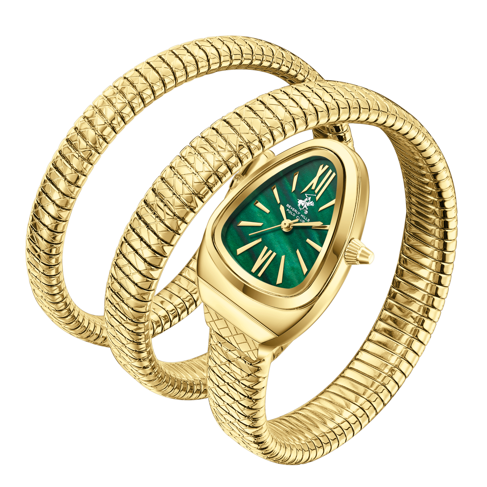 Beverly Hills Polo Club BP3888C.170 Women's Green Dial Steel Strap Watch Secondary image