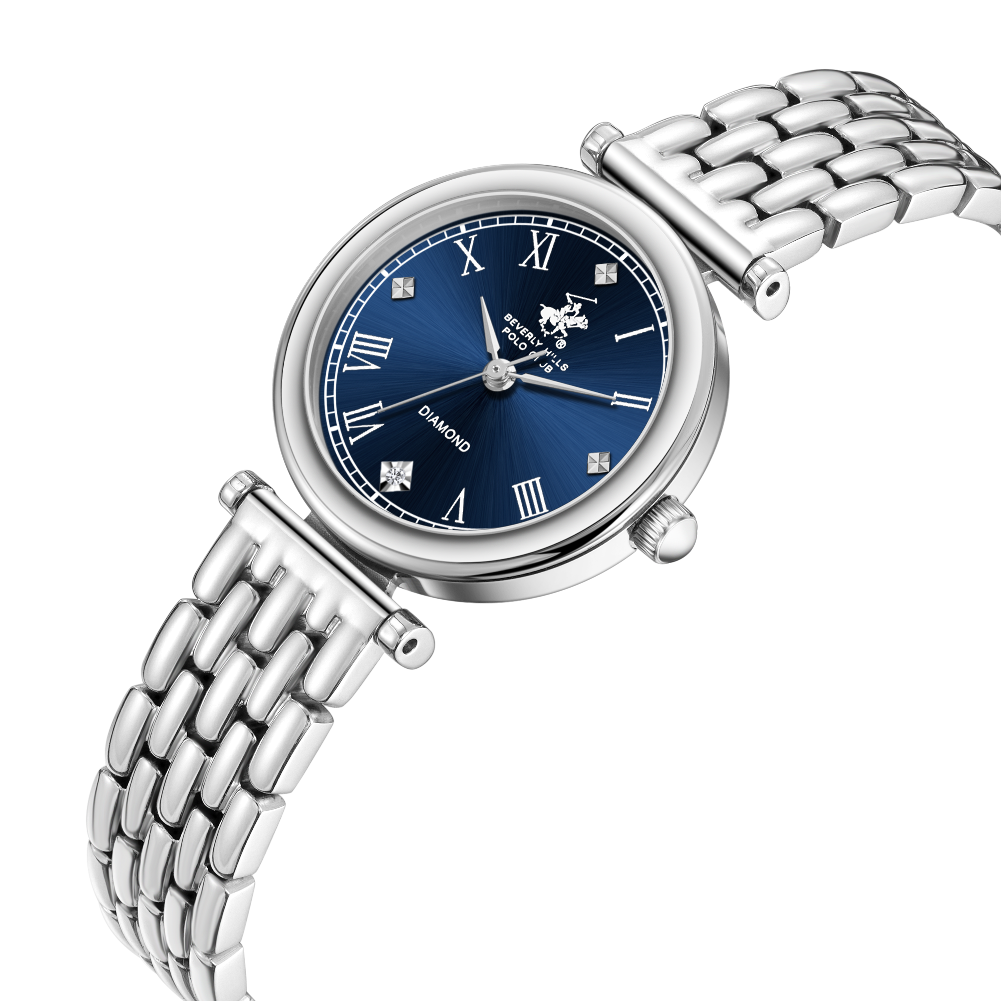 Beverly Hills Polo Club BP3894X.390 Women's Dark Blue Steel Strap Watch Secondary image