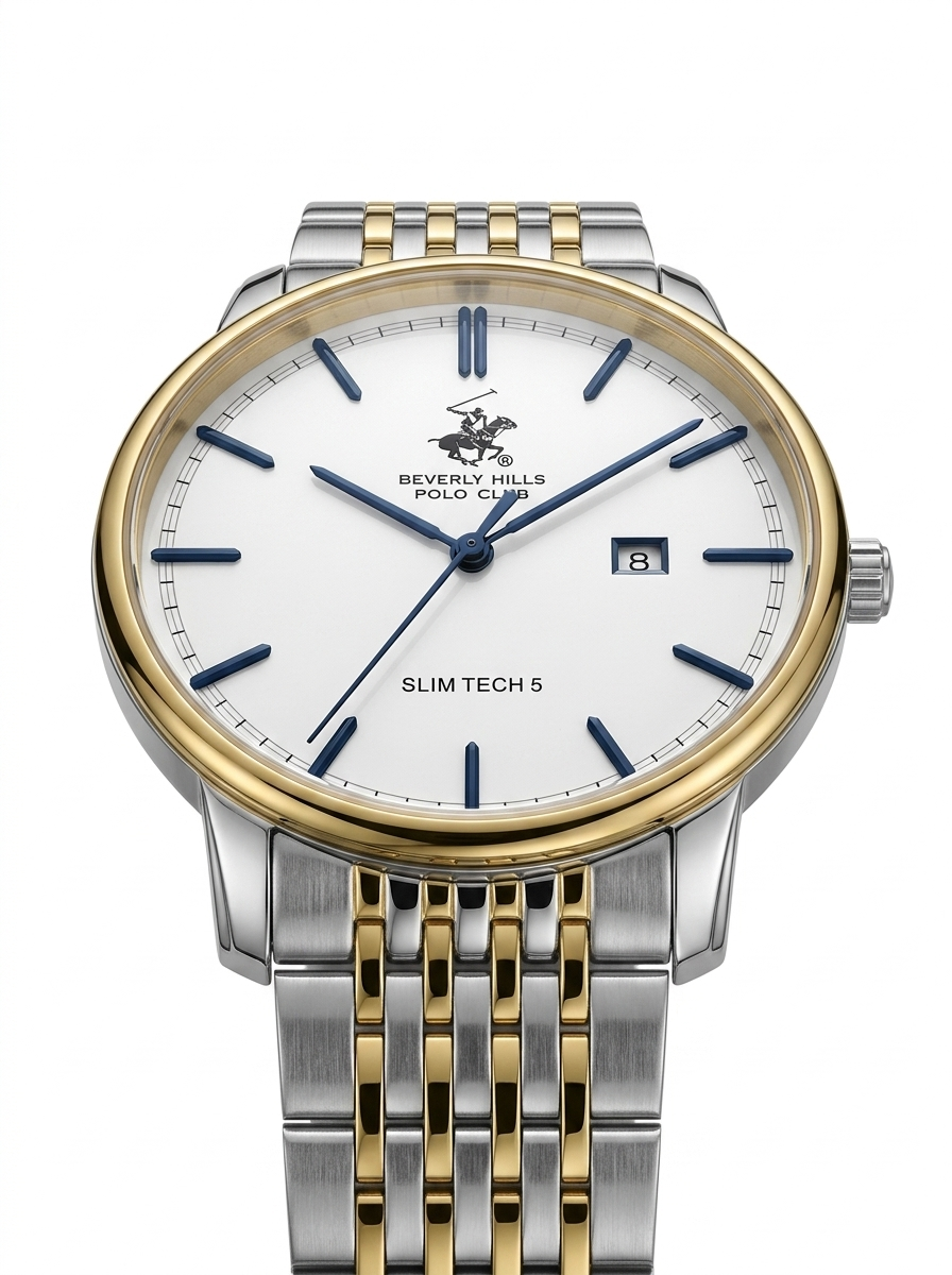 Beverly Hills Polo Club BP3895X.230 Water Resistant Caseback & Engraving - Zamana