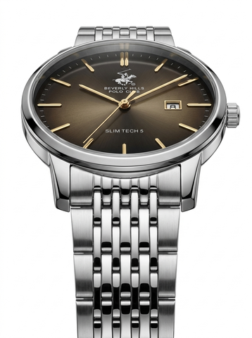 Beverly Hills Polo Club BP3895X.340 Water Resistant Caseback & Engraving - Zamana