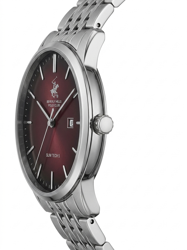Beverly Hills Polo Club BP3895X.380 Steel Strap & Clasp Detail - Zamana
