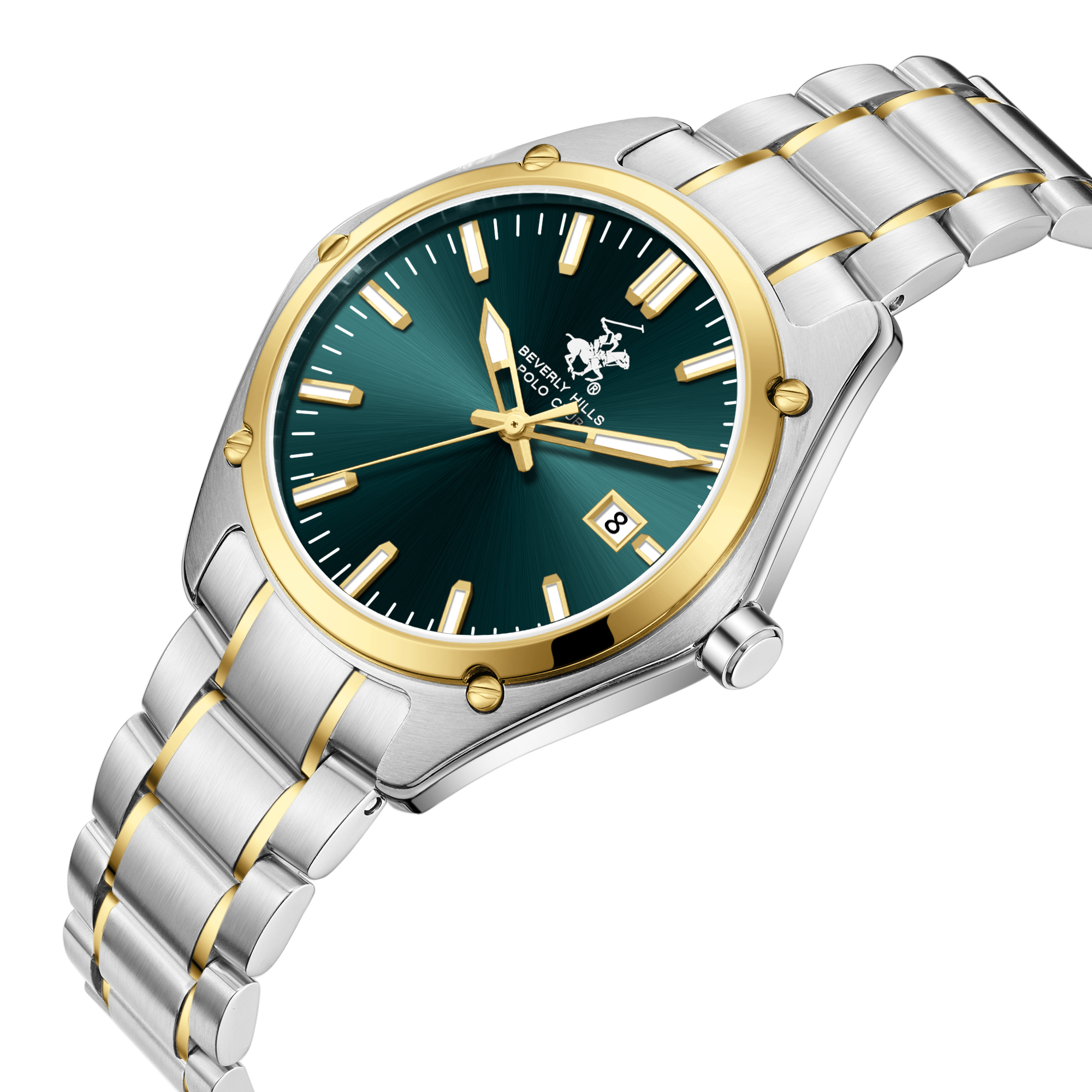 Beverly Hills Polo Club BP3896X.290 Men's Dark Blue Dial Steel Strap Watch Secondary image