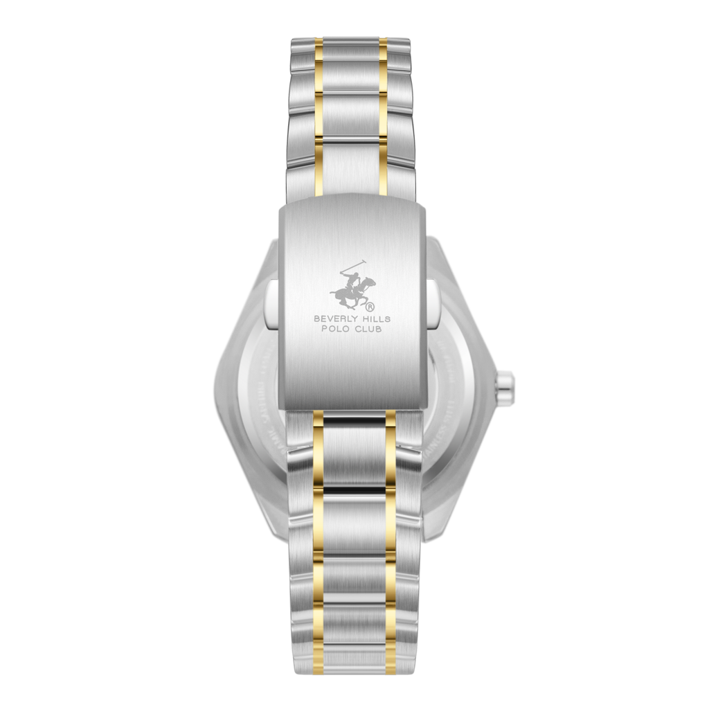 Beverly Hills Polo Club BP3896X.290 Men's Dark Blue Dial Steel Strap Watch - Photo 4 - Zamana