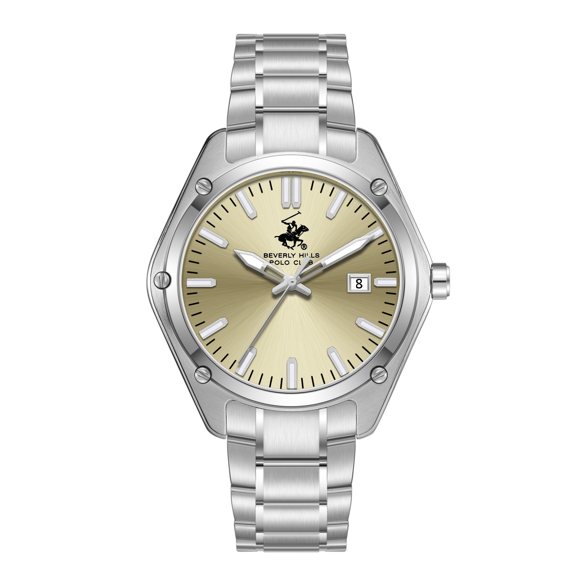 Beverly Hills Polo Club BP3896X.310 Men's Gold Dial View - Zamana Main image