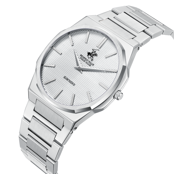 Beverly Hills Polo Club BP3897X.330 Steel Strap & Clasp Detail - Zamana
