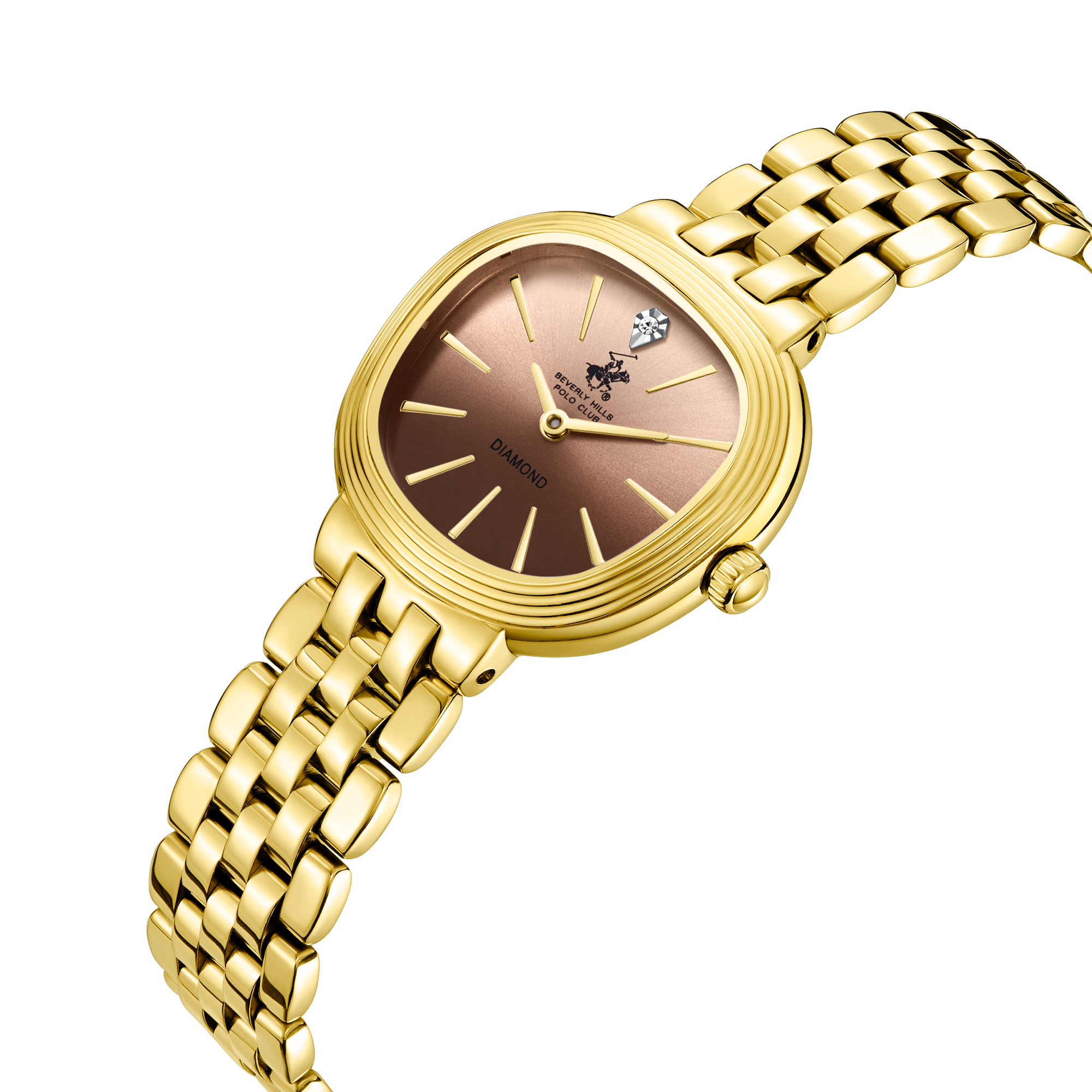 Beverly Hills Polo Club BP3903C.140 Women's Steel Strap & Clasp Detail - Zamana