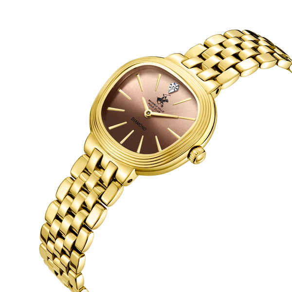 Beverly Hills Polo Club BP3903C.140 Women's Steel Strap & Clasp Detail - Zamana
