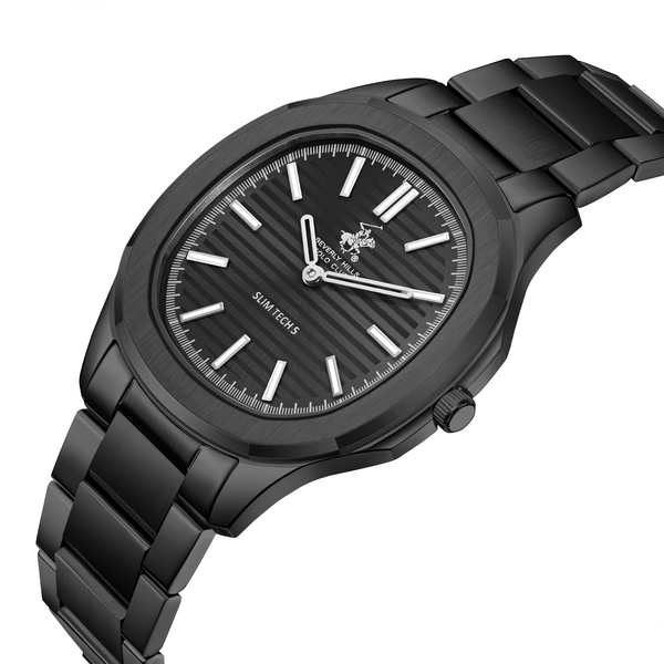 Beverly Hills Polo Club BP3906X.050 Steel Strap & Clasp Detail - Zamana