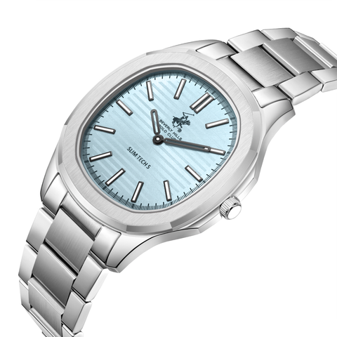 Beverly Hills Polo Club BP3906X.300 Stainless Steel Strap & Clasp Detail - Zamana