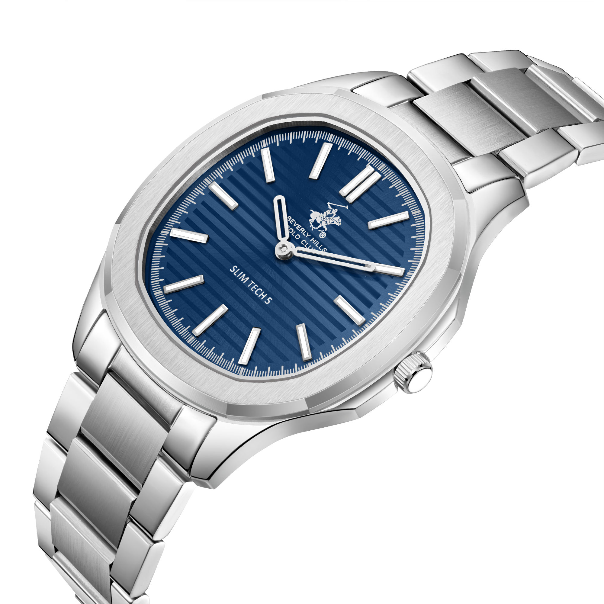 Beverly Hills Polo Club BP3906X.390 Men's Dark Blue Steel Strap Watch Secondary image